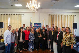 Rick Scott With Freedom Advocates Wallpaper