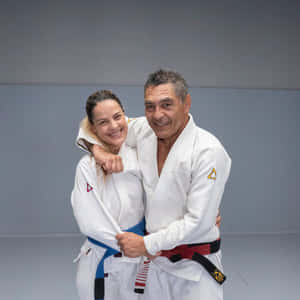 Rickson Gracie B J J Training Session Wallpaper