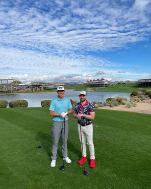 Ricky Stenhouse Jr. On Golf Course Wallpaper