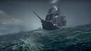 Ride The Stormy Seas With Sea Of Thieves Wallpaper