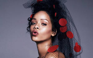 Rihanna Clad In White For Elle Magazine Photo Shoot Wallpaper
