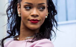 Rihanna Turns Heads At Dior Cruise 2015 Show Wallpaper