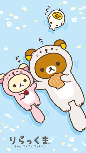 Rilakkuma Sea Otter Wallpaper