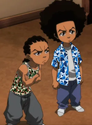 Rileyand Huey Freeman Stance Wallpaper