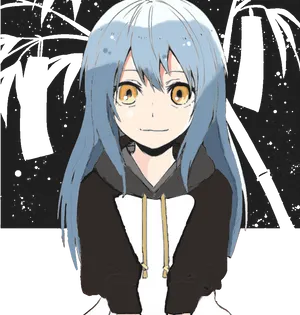 Rimuru Pfp With Golden Eyes Wallpaper