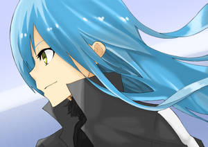 Rimuru Tempest Blue Hair Wallpaper