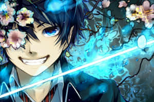 Rin Okumura - The Fiery Protector Wallpaper