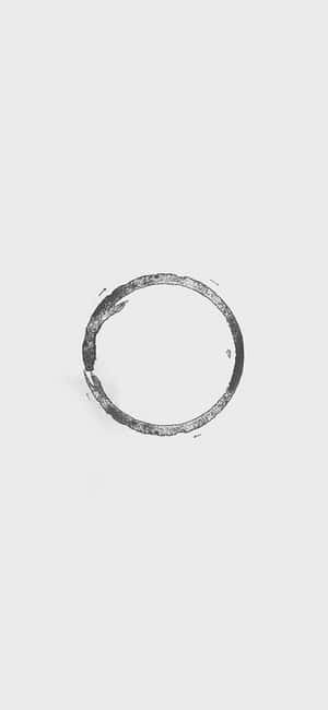 Ring Artwork For White Phone Wallpaper