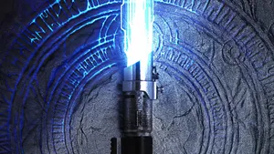 Rise Of Skywalker Rey Lightsaber Wallpaper