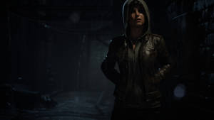 Rise Of The Tomb Raider Lara In Hoodie Wallpaper