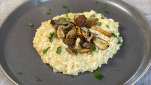 Risotto Wild Mushrooms Wallpaper