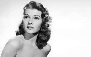 Rita Hayworth Portrait Wallpaper