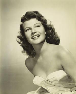 Rita Hayworth Vintage Photo Wallpaper