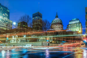 Road In Montreal City Wallpaper