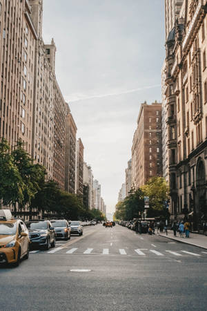 Road In New York City Wallpaper