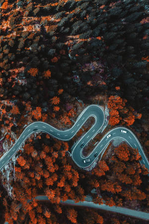 Road Trip Scenery For Iphone Screens Wallpaper