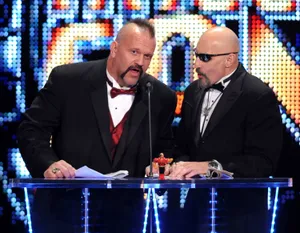 Road Warrior Hawk At Wwe 2011 Hall Of Fame Wallpaper