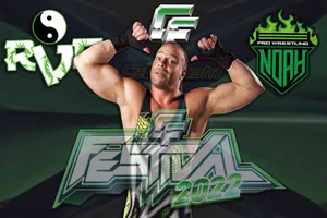 Rob Van Dam Cyberfight Festival 2022 Poster Wallpaper