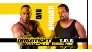 Rob Van Dam Vs Dreamer Tna Wrestling Poster Wallpaper