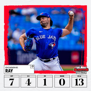 Robbie Ray In Blue Jays Jersey Wallpaper