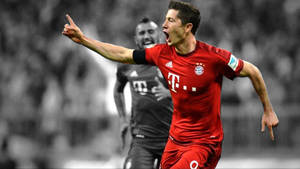 Robert Lewandowski Highlight Photography Wallpaper