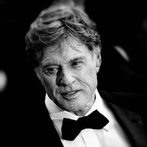 Robert Redford Black And White Photo Wallpaper