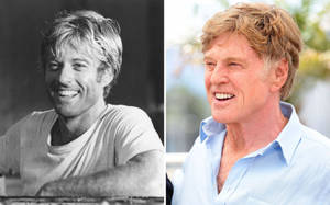 Robert Redford Young And Old Photos Wallpaper