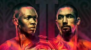 Robert Whittaker And Israel Adesanya Poster Wallpaper