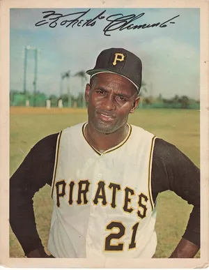 Roberto Clemente 1967 Baseball Card Wallpaper