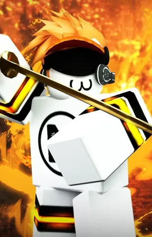 Roblox Character Design Sword Iphone Wallpaper