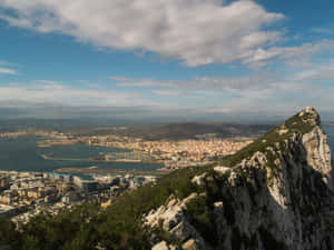 Rock Of Gibraltar British Limestone Wallpaper