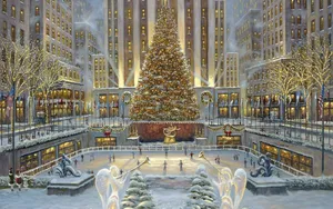Rockefeller Center Christmas Tree Wallpaper