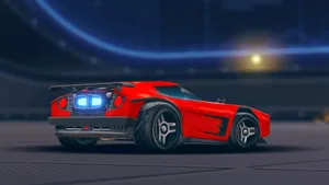 Rocket League Hd Red Car Wallpaper