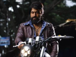 Rocking Star Yash Motorcycle Wallpaper