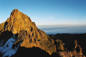 Rocky Mountain In Kenya Africa Wallpaper
