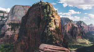 Rocky Mountains Angels Landing Mountain Peak Wallpaper