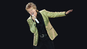 Rod Stewart Live In Concert Tour Wallpaper