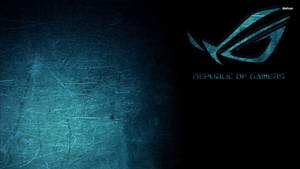 Rog Logo In Dark Wallpaper