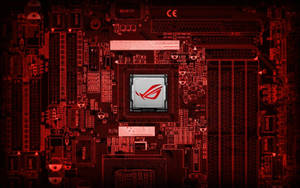 Rog Red Motherboard Wallpaper