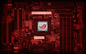 Rog Red Motherboard Wallpaper
