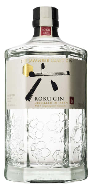 Roku Gin Bottle Japanese Craft Gin Wallpaper