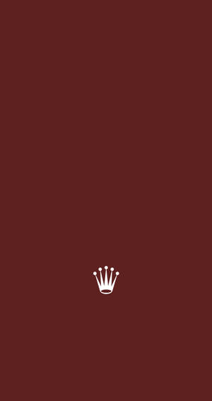 Rolex Logo Maroon Wallpaper