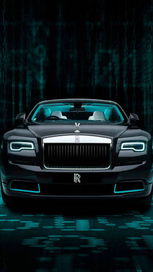 Rolls-royce 4k Wraith Futuristic Aesthetic Wallpaper