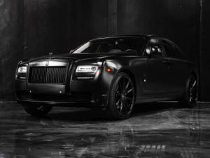 Rolls-royce Phantom Black Sports Cars Wallpaper