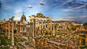 Roman Forum Rome Rome Italy Wallpaper