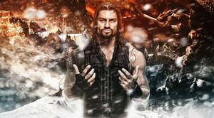 Roman Reigns Creative Illustration Wallpaper