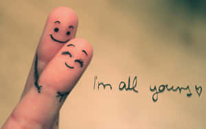 Romantic Fingers I Am All Yours Wallpaper