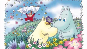 Romantic Moomin Desktop Background Wallpaper
