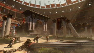 Rome 2 Roman Colosseum Battle Field Wallpaper