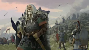 Rome: Total War General In Metal Armor Wallpaper